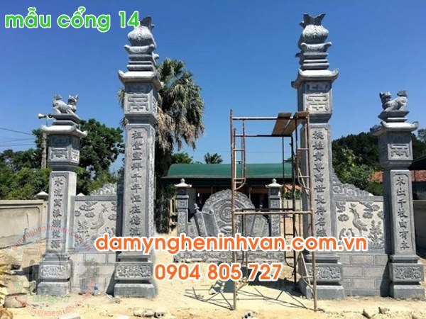 Hình ảnh các mẫu cổng nhà thờ họ đẹp tại Bắc Giang