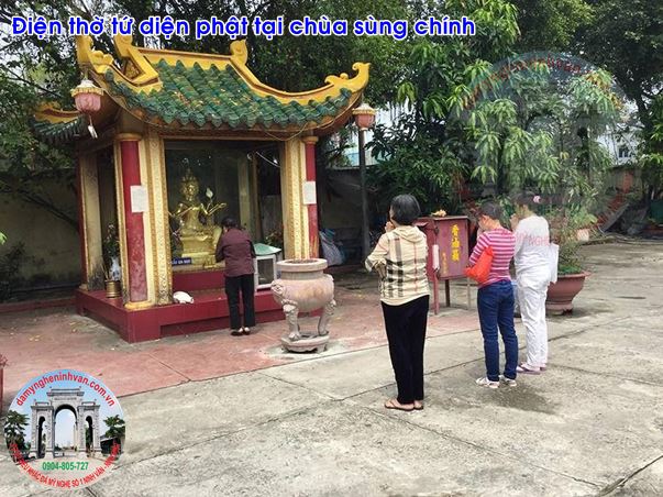Thần 4 mặt Thái Lan thờ ở Chùa Sùng Chính quận 8 TPHCM
