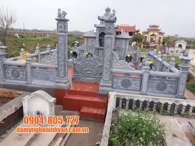 mẫu lăng mộ đá đẹp tại Bình Định