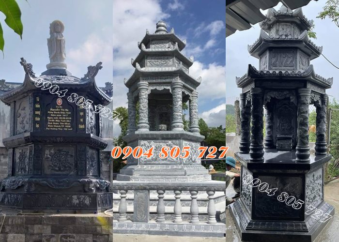 Bán tháp để tro cốt bằng đá đẹp tại Tiền Giang