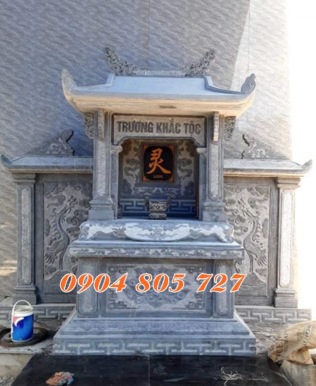 Mẫu am thờ hũ tro cốt bằng đá đẹp tại Bình Thuận