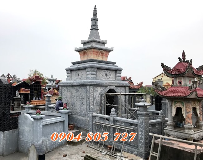 Tháp mộ đá để tro cốt bằng đá bán tại Tiền Giang