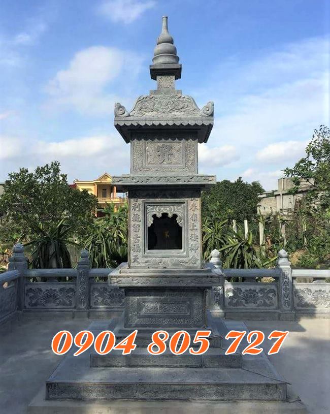 Mẫu tháp mộ để hài cốt bằng đá bán tại Bình Thuận