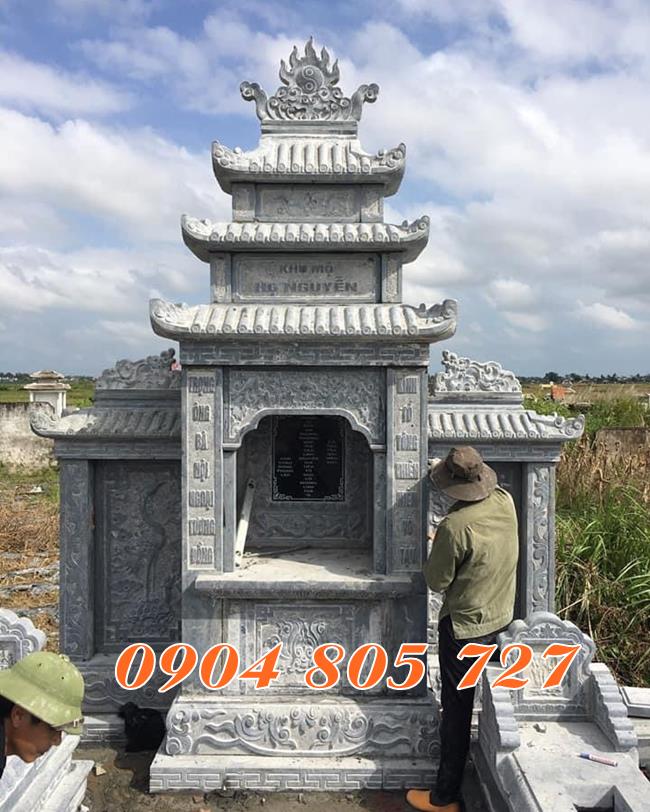 Mẫu tháp mộ để thờ tro cốt bằng đá bán tại Bình Thuận