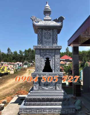 Mẫu tháp mộ để thờ tro cốt hài cốt bằng đá bán tại Bình Thuận