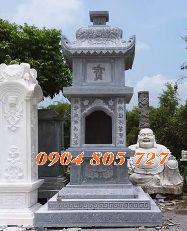 Tháp mộ để tro cốt bằng đá bán tại Bình Thuận