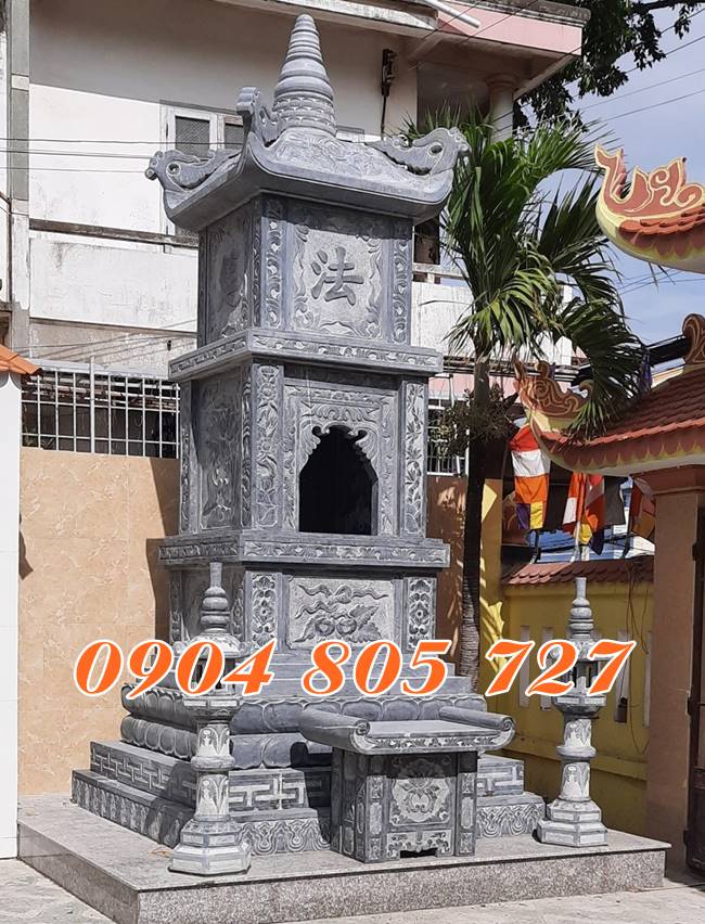 Tháp mộ thờ hài cốt bằng đá bán tại Bình Thuận