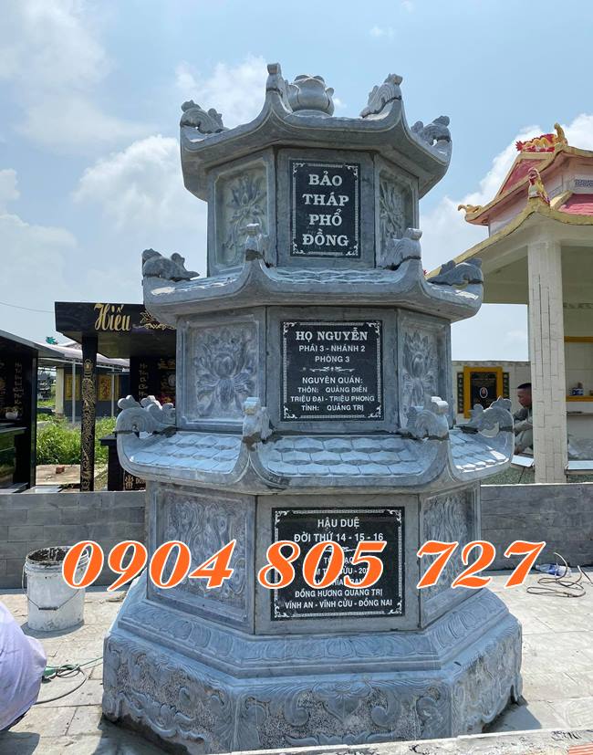 Tháp mộ thờ tro cốt bằng đá bán tại Bình Thuận