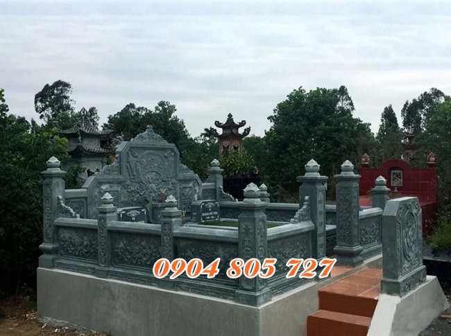 Lắp đặt khu lăng mộ đá xanh rêu tại Hà Nội