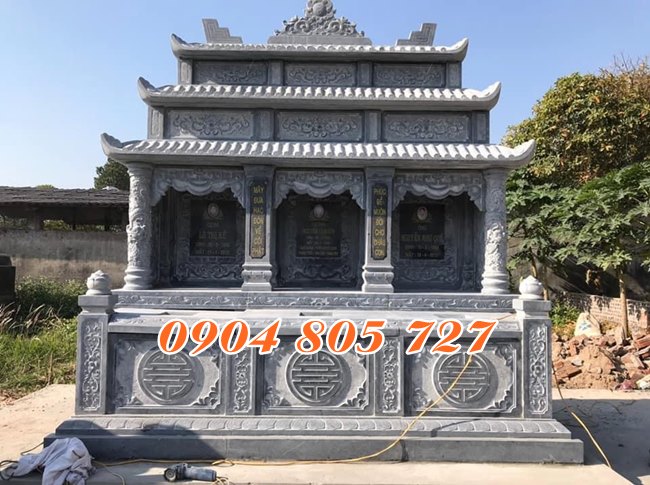Mẫu mộ ba có mái che tại Hà Nội