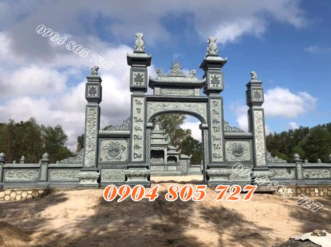 Cổng lăng mộ - mẫu cổng khu lăng mộ đá ninh bình thiết kế đẹp