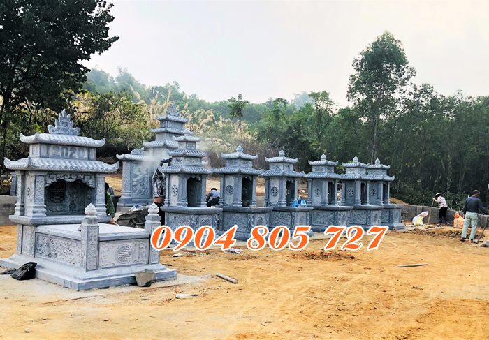 Khu lăng mộ đá nhà mồ đẹp tại Vĩnh Long
