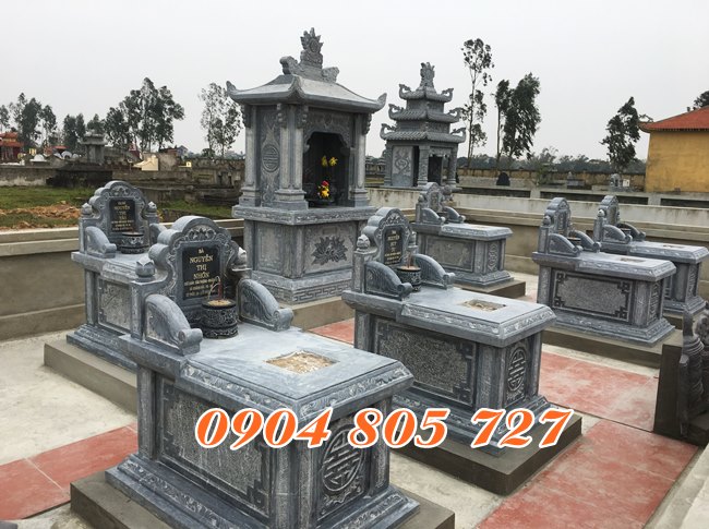 Lăng mộ đá để tro cốt thờ hũ tro cốt tại An Giang